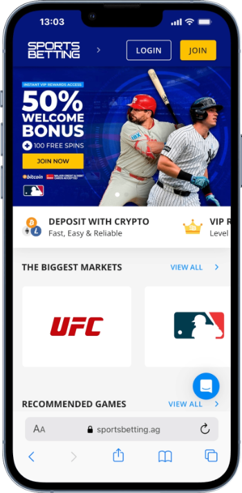 Sportsbetting.ag sports page